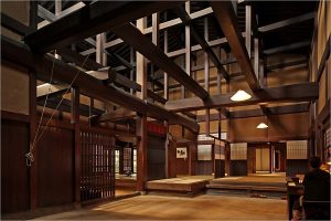 吉島家住宅（明治40年）の梁組