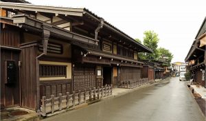 高山市大新町の町並み（日下部家住宅・吉島家住宅、明治期）