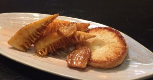 老けないおかず　たけのこのガーリックステーキ