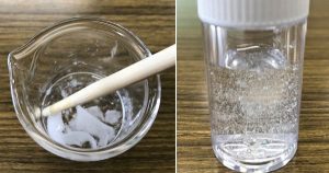 ヒアルロン酸と水を混ぜると