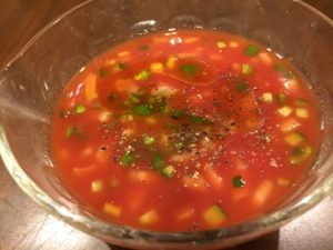 老けないおかず　ガスパチョ