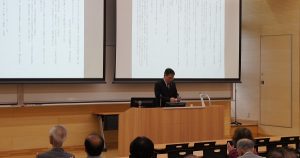 藤森馨先生の講座風景