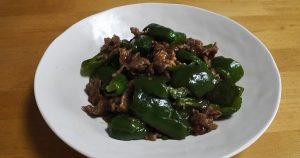 簡単チンジャオロースー