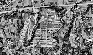 登戸研究所航空写真　1947（昭和22）年米軍撮影（国土地理院所蔵）